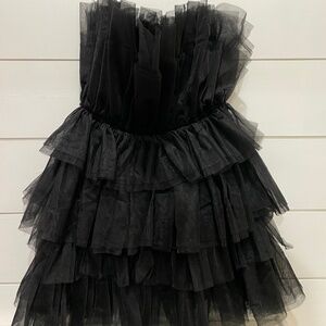 Party dress! Black tulle dress